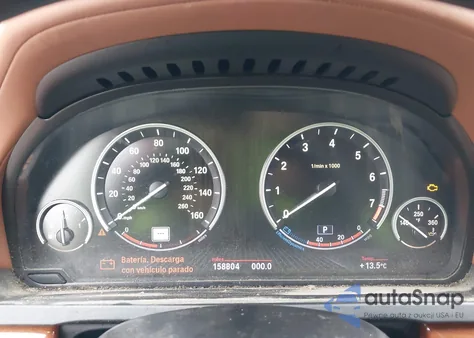 2013 BMW 750Li z USA, uszkodzony, nr VIN WBAYE8C52DD131825